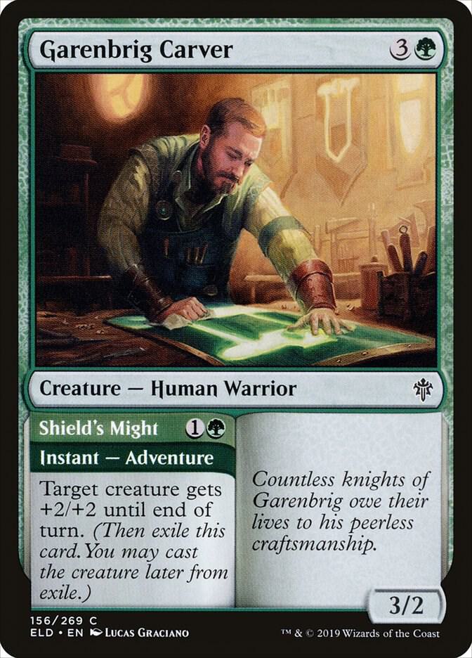 Garenbrig Carver [Throne of Eldraine] 156