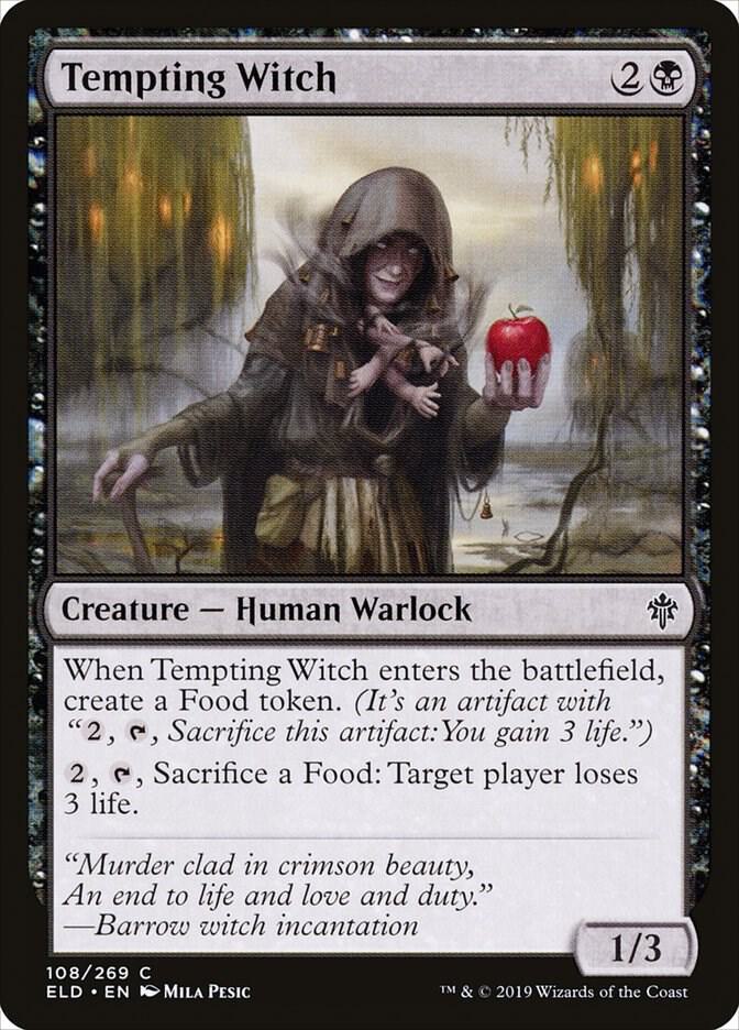 Tempting Witch [Throne of Eldraine] 108