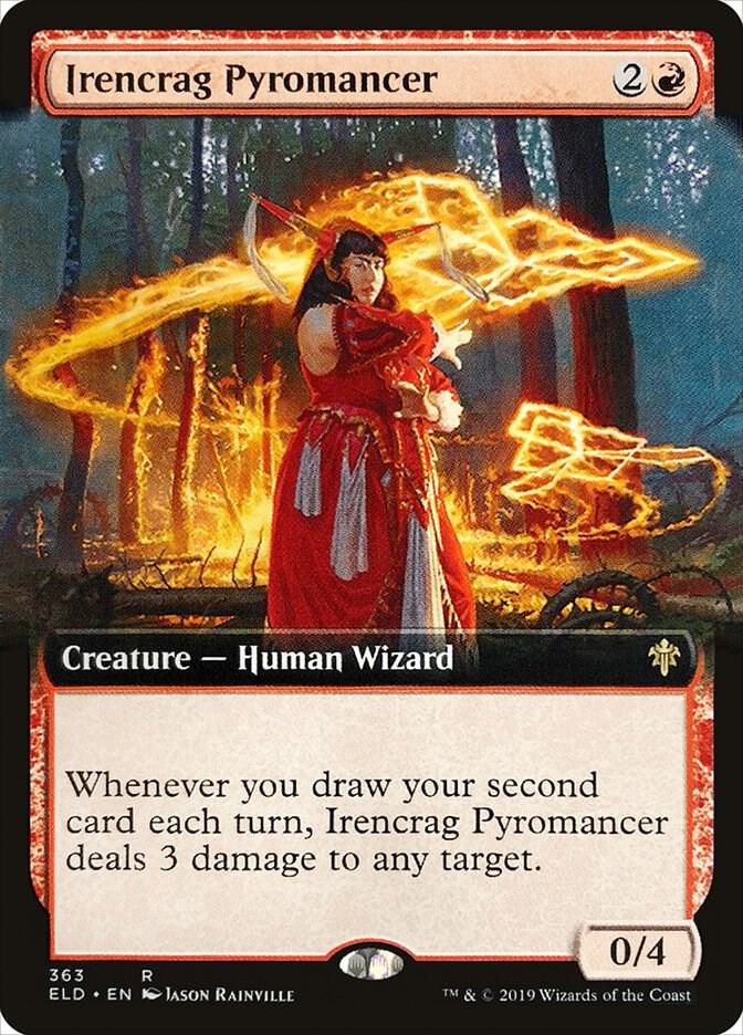 Irencrag Pyromancer (Extended Art) [Throne of Eldraine] 363