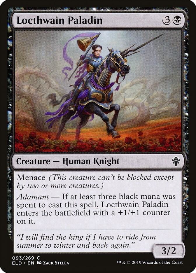Locthwain Paladin [Throne of Eldraine] 93