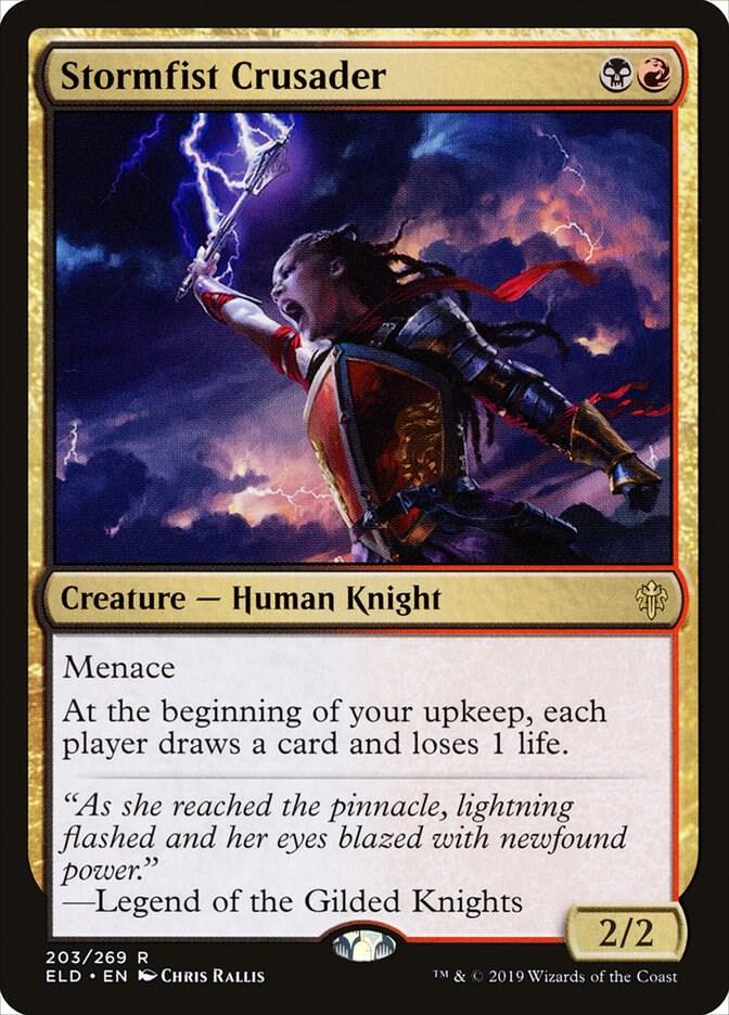 Stormfist Crusader [Throne of Eldraine] 203