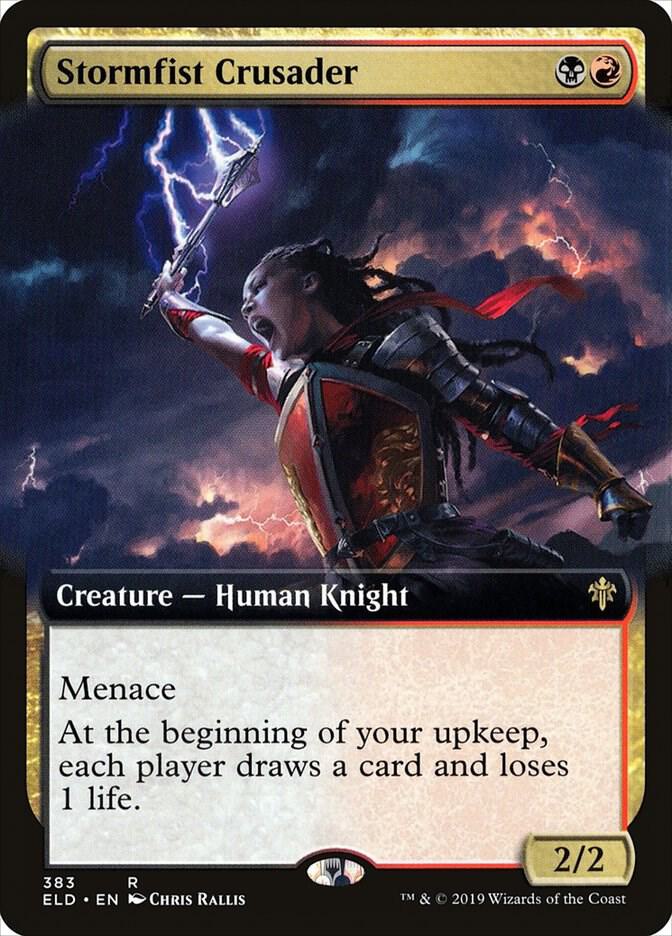 Stormfist Crusader (Extended Art) [Throne of Eldraine] 383
