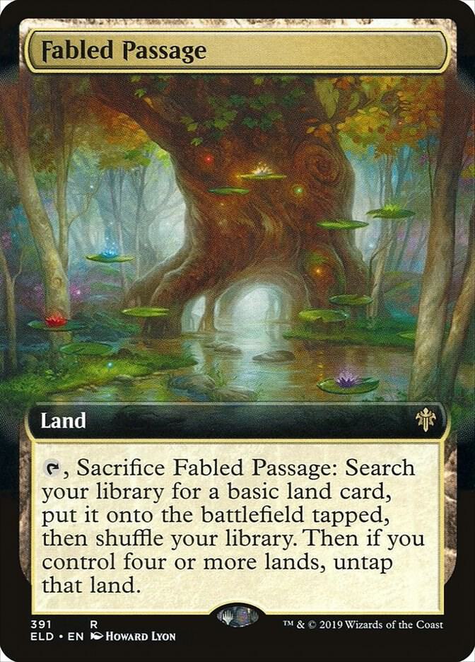 Fabled Passage (Extended Art) [Throne of Eldraine] 391