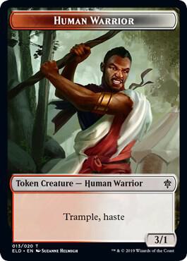 Human Warrior Token [Throne of Eldraine] 13