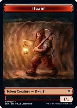 Dwarf Token [Throne of Eldraine] 7
