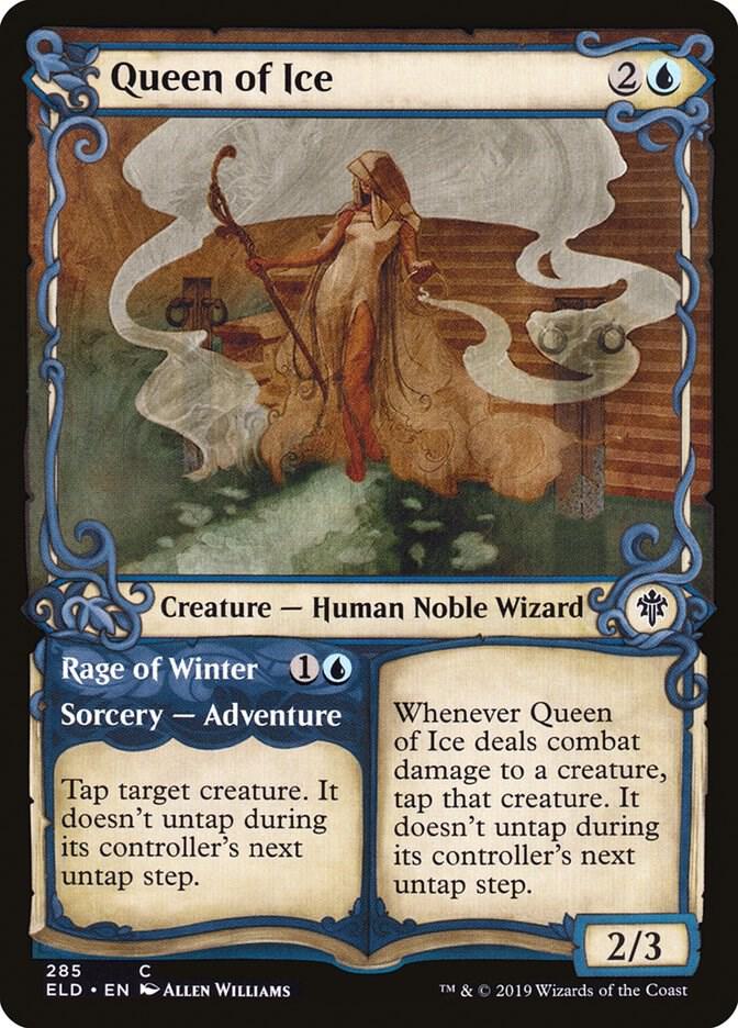 Queen of Ice (Showcase) [Throne of Eldraine] 285