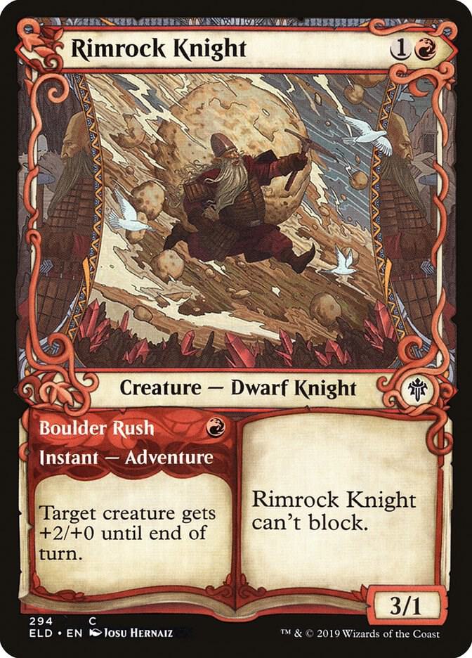 Rimrock Knight (Showcase) [Throne of Eldraine] 294