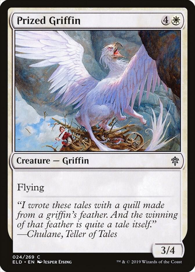 Prized Griffin [Throne of Eldraine] 24