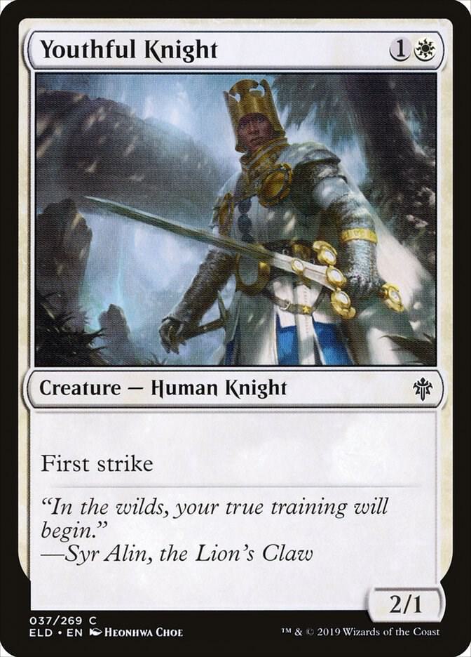 Youthful Knight [Throne of Eldraine] 37