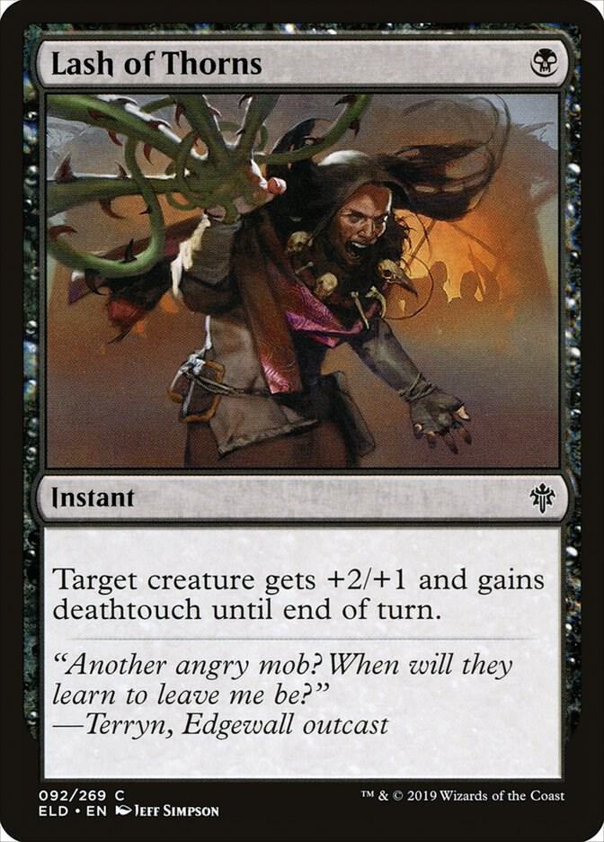 Lash of Thorns [Throne of Eldraine] 92