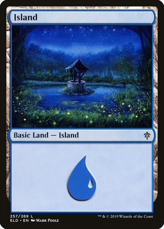 Island (257) [Throne of Eldraine] 257