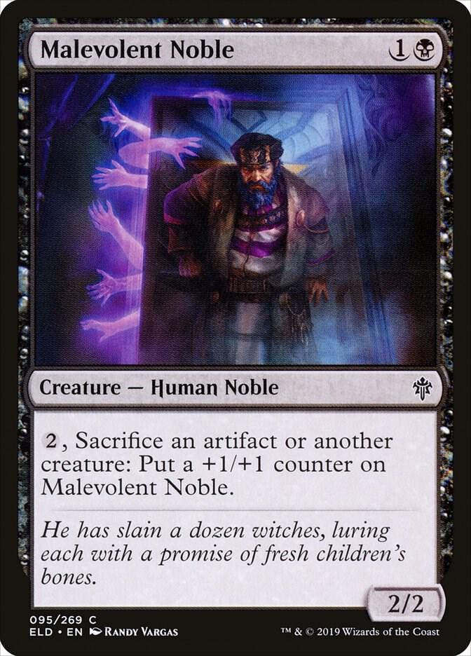 Malevolent Noble [Throne of Eldraine] 95