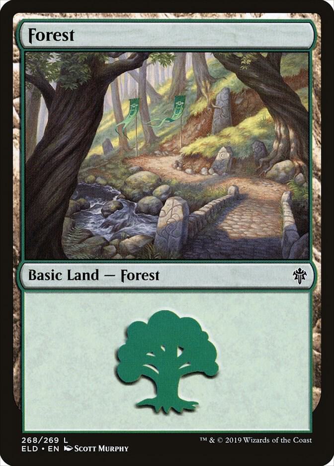 Forest (268) [Throne of Eldraine] 268