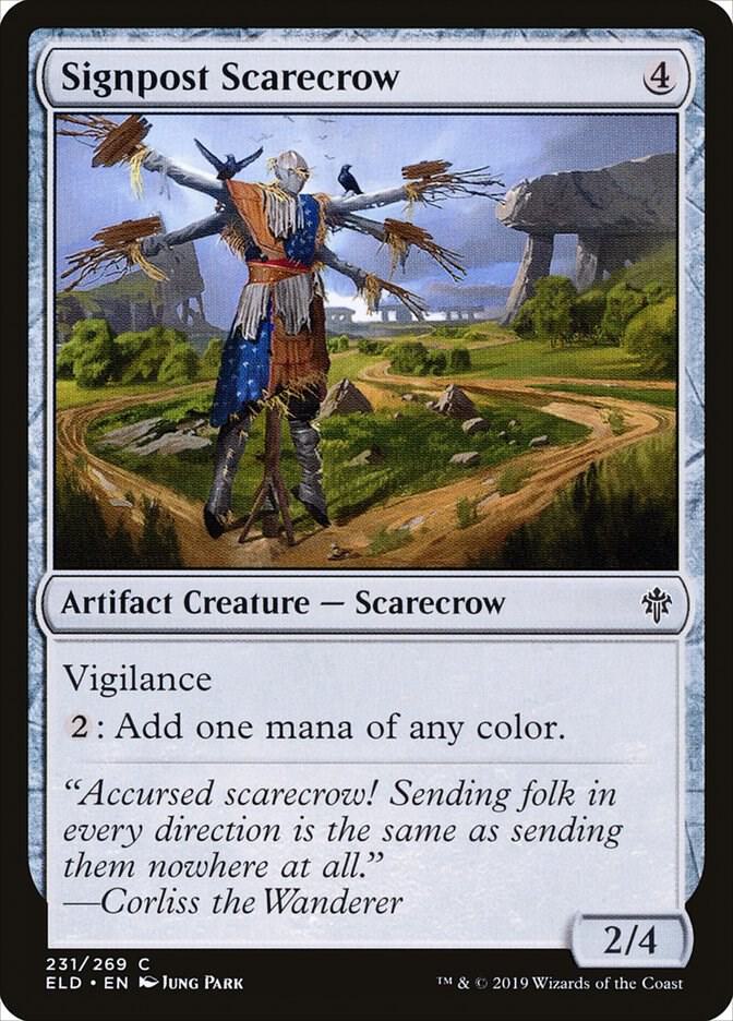 Signpost Scarecrow [Throne of Eldraine] 231