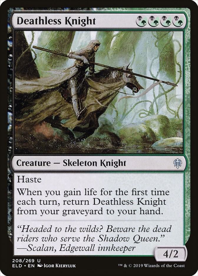 Deathless Knight [Throne of Eldraine] 208