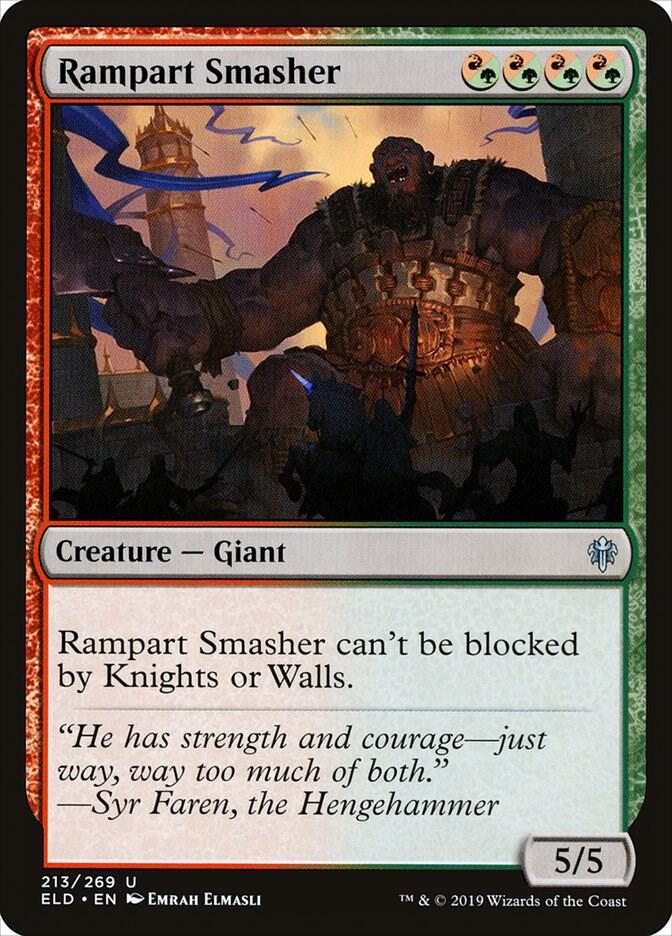 Rampart Smasher [Throne of Eldraine] 213