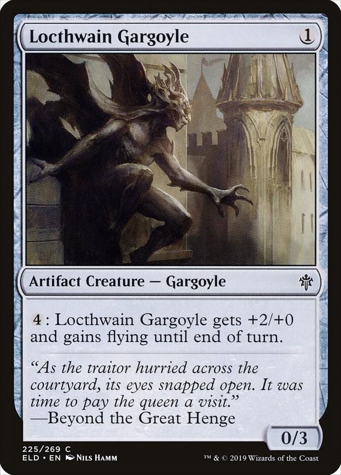 Locthwain Gargoyle [Throne of Eldraine] 225
