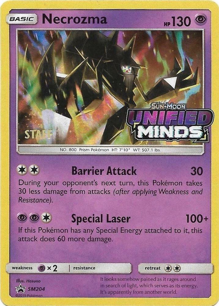 Necrozma - SM204 (Prerelease) [Staff] [SM Promos] SM204
