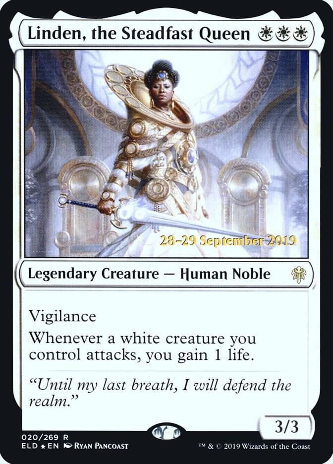 Linden, the Steadfast Queen [Prerelease Cards] 20