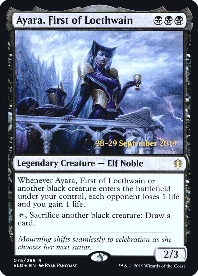 Ayara, First of Locthwain [Prerelease Cards] 75