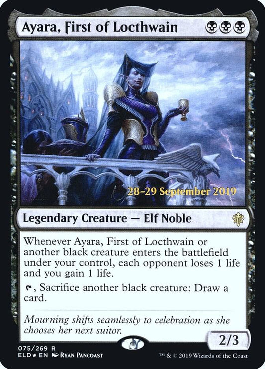 Ayara, First of Locthwain [Prerelease Cards] 75