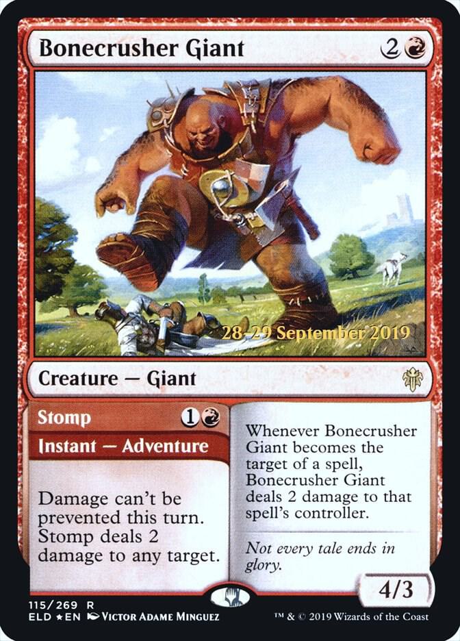 Bonecrusher Giant [Prerelease Cards] 115