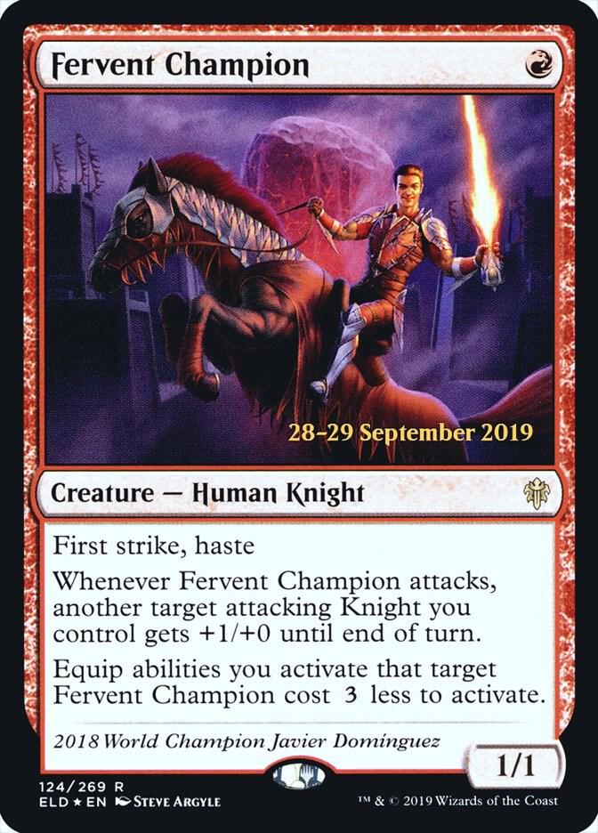 Fervent Champion [Prerelease Cards] 124