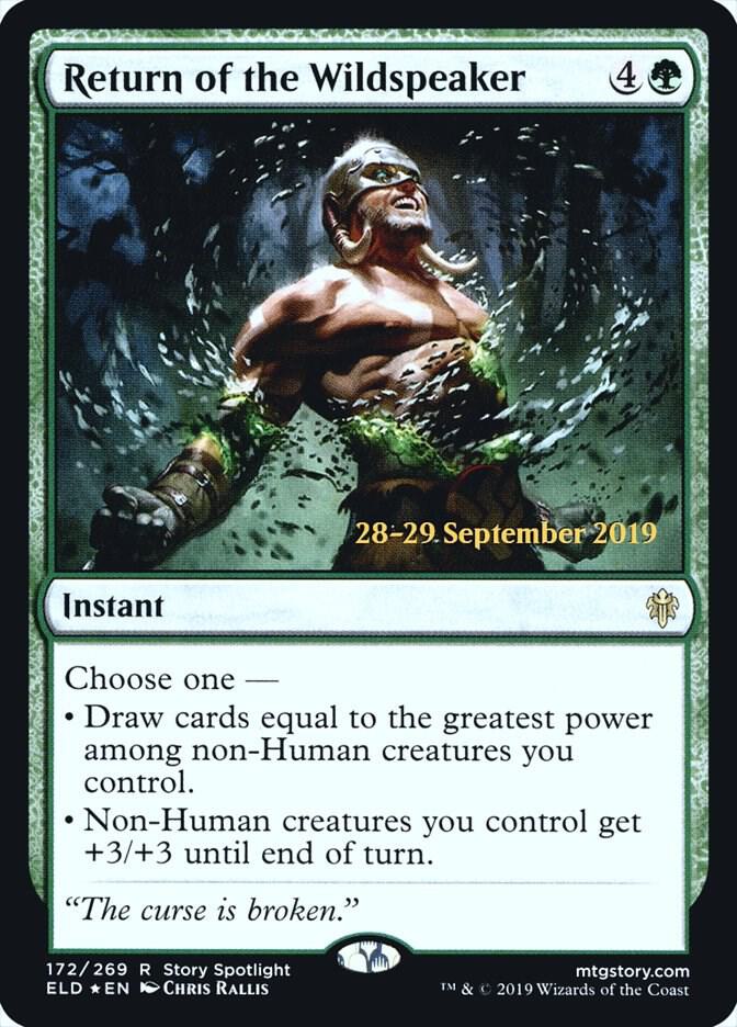 Return of the Wildspeaker [Prerelease Cards] 172