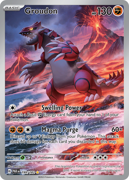 Groudon - 199/182 Paradox Rift