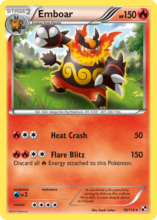 Emboar - 19/114 Black & White