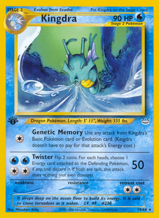 Kingdra - 19/64 Neo Revelation