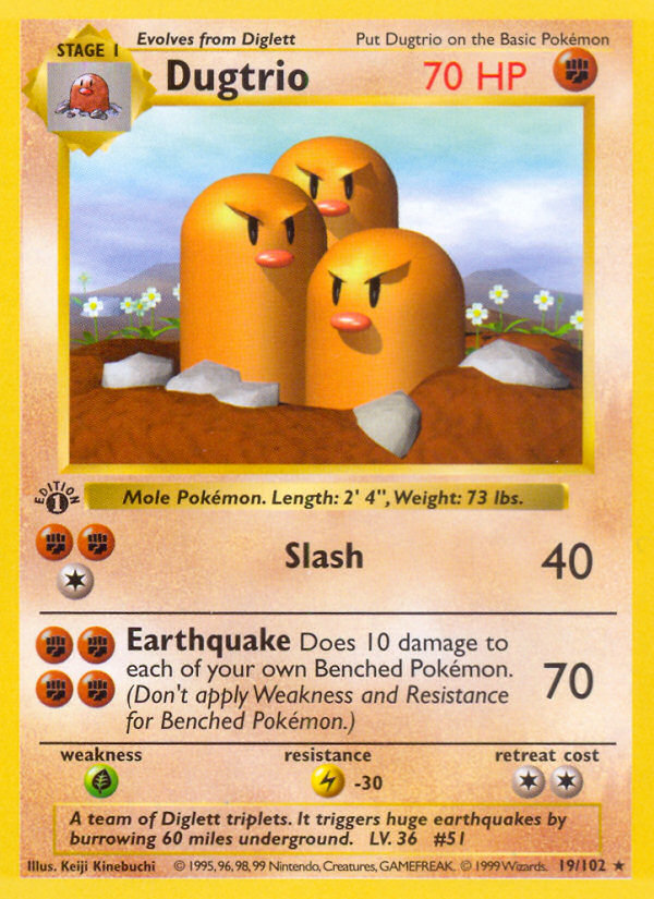 Dugtrio - 19/102 Base