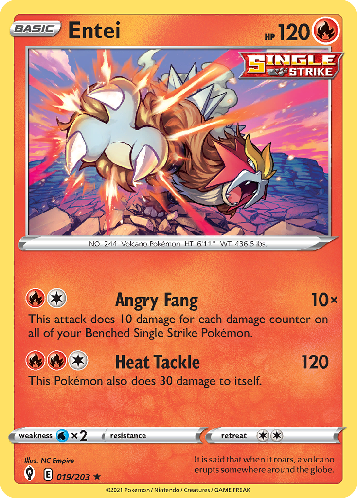 Entei - 19/203 Evolving Skies