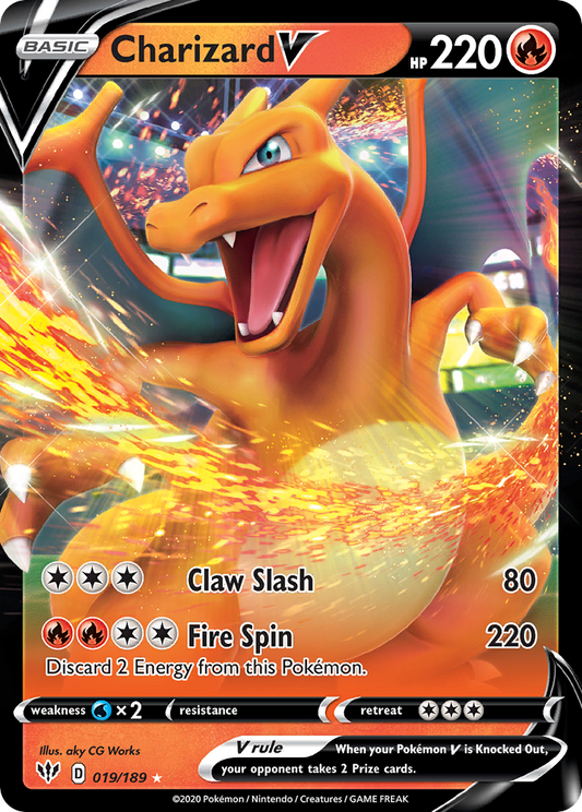 Charizard V - 19/189 Darkness Ablaze