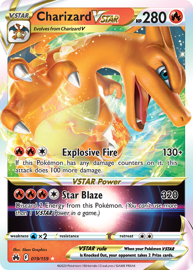 Charizard VSTAR - 19/159 Crown Zenith