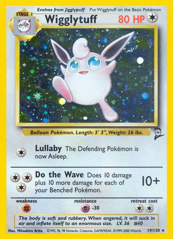 Wigglytuff - 19/130 Base Set 2