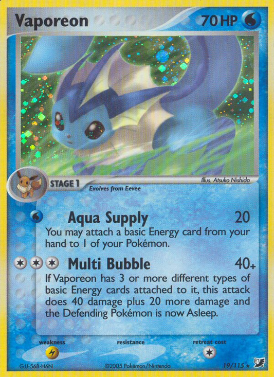 Vaporeon - 19/115 Unseen Forces