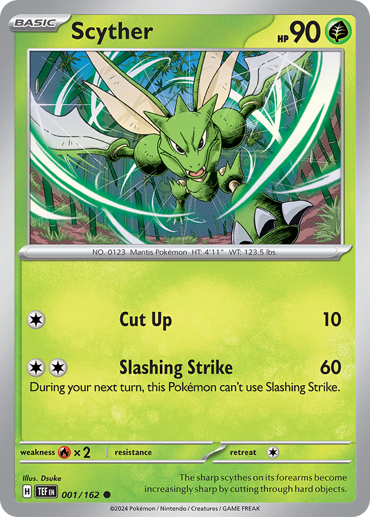 Scyther - 1/162 Temporal Forces