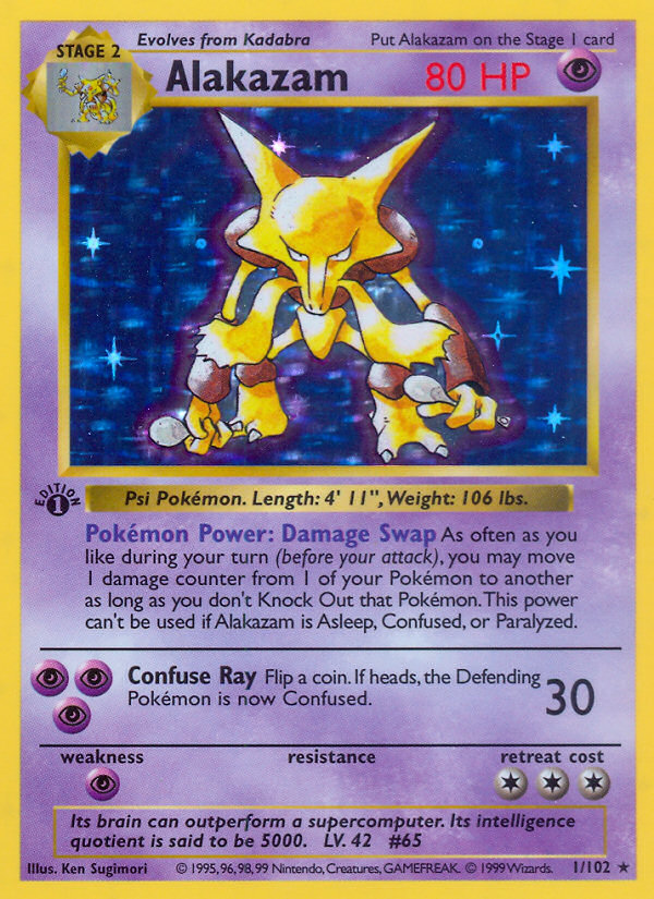 Alakazam - 1/102 Base