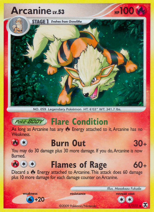 Arcanine - 1/111 Rising Rivals