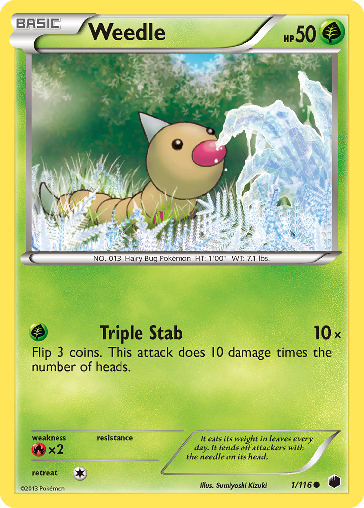 Weedle - 1/116 Plasma Freeze