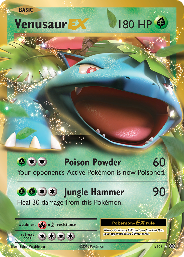 Venusaur-EX - 1/108 Evolutions