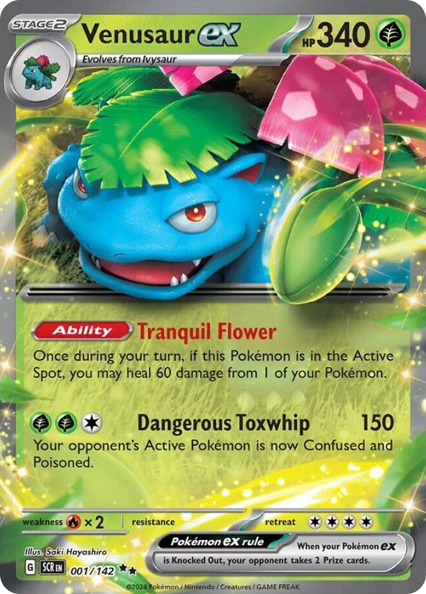 Venusaur ex - 1/142 Stellar Crown