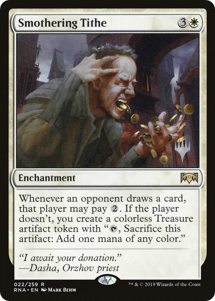 Smothering Tithe [Promo Pack: Throne of Eldraine] 22