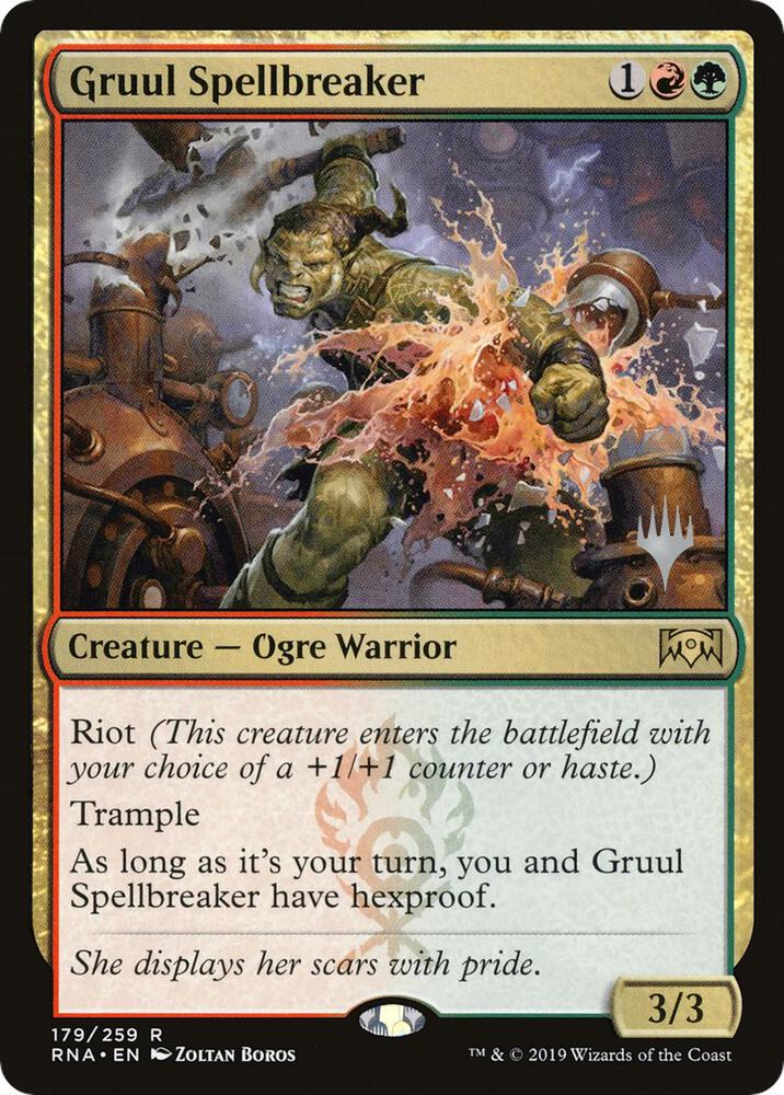 Gruul Spellbreaker [Promo Pack: Throne of Eldraine] 179