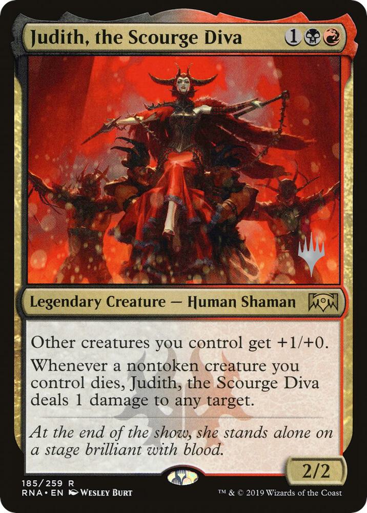 Judith, the Scourge Diva [Promo Pack: Throne of Eldraine] 185