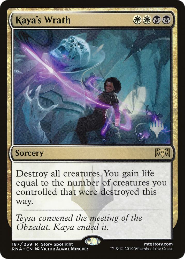 Kaya's Wrath [Promo Pack: Throne of Eldraine] 187