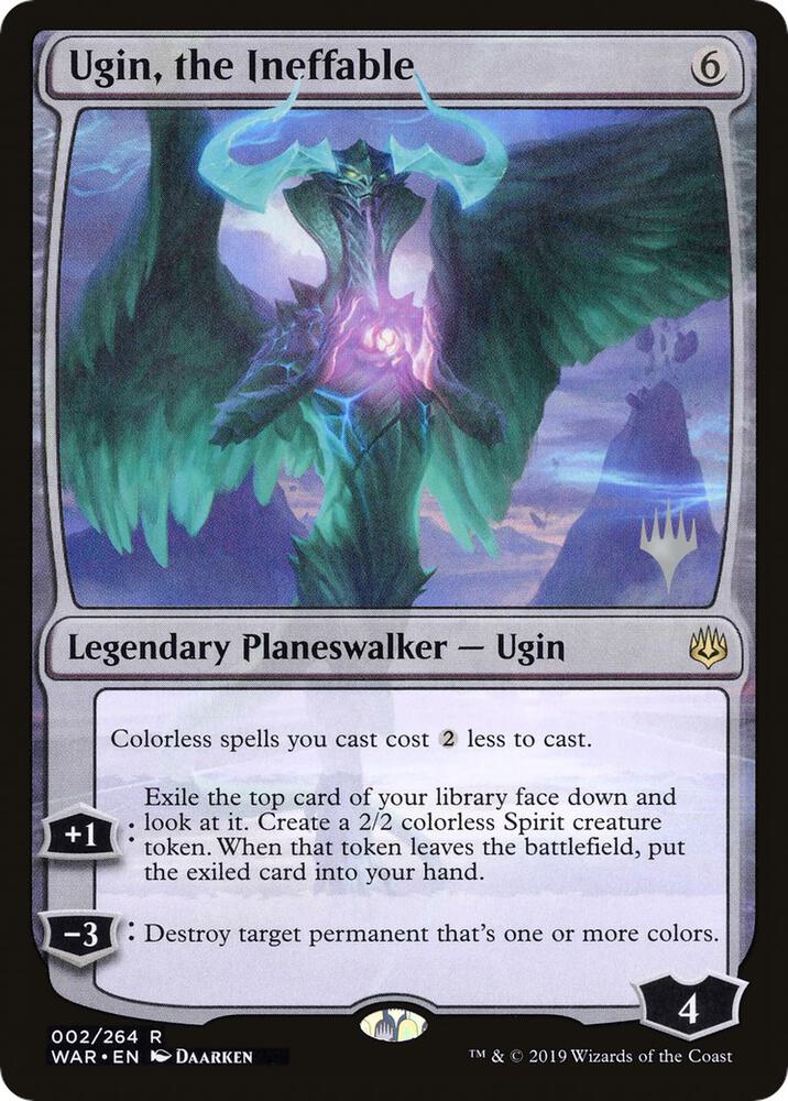 Ugin, the Ineffable [Promo Pack: Throne of Eldraine] 2