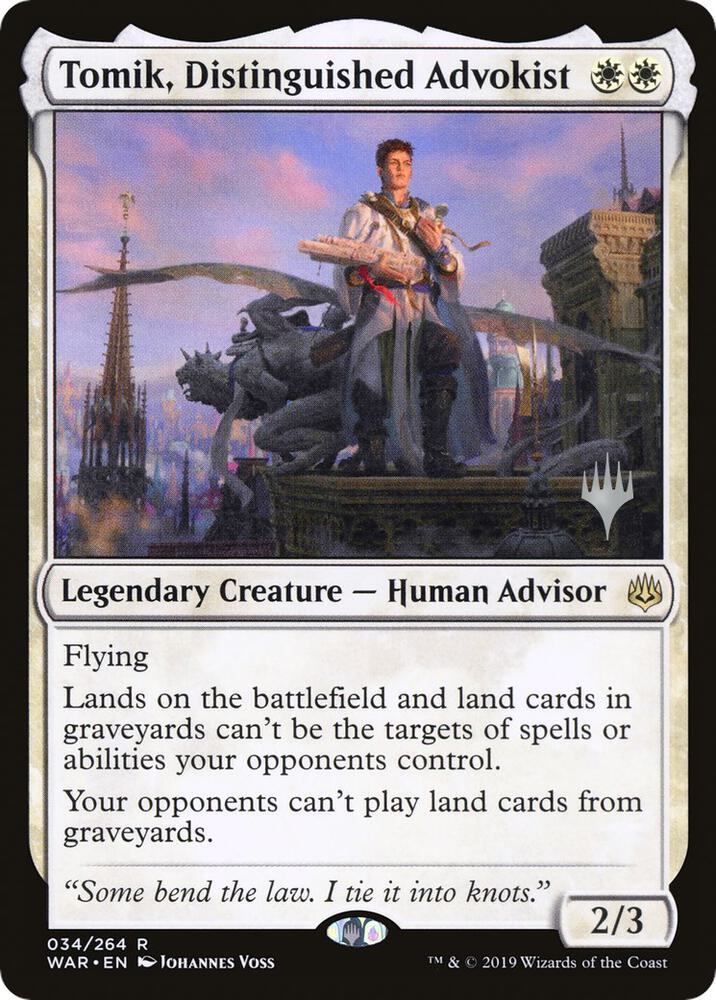 Tomik, Distinguished Advokist [Promo Pack: Throne of Eldraine] 34