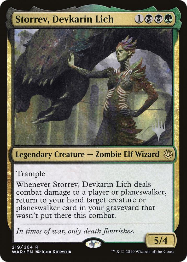 Storrev, Devkarin Lich [Promo Pack: Throne of Eldraine] 219